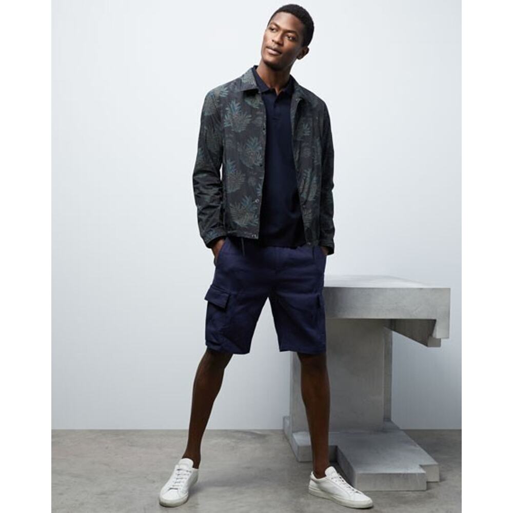 VINCE Tropical Pineapple Print Coach Windbreaker Jacket MR PORTER M NWT $365 - Picture 11 of 12